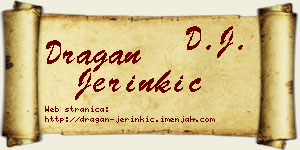 Dragan Jerinkić vizit kartica